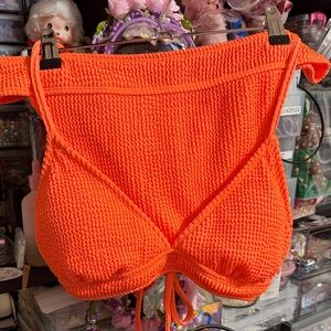 Cupshe Bright 2 piece Orange Bikini. Size Medium (53)